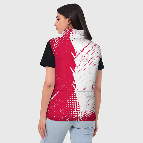 Женский жилет Roma краска / 3D-Красный – фото 4