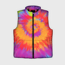 Женский жилет Тай дай в радуге