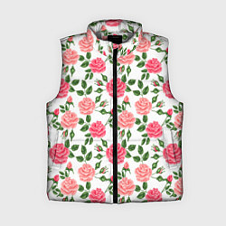Женский жилет SOFT PINK ROSES