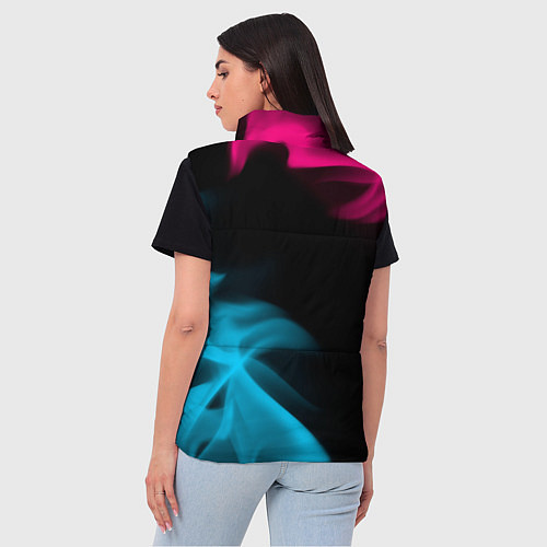 Женский жилет The Last Of Us Neon Gradient / 3D-Черный – фото 4