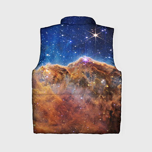 Женский жилет Туманность Киля фото НАСА / 3D-Светло-серый – фото 2