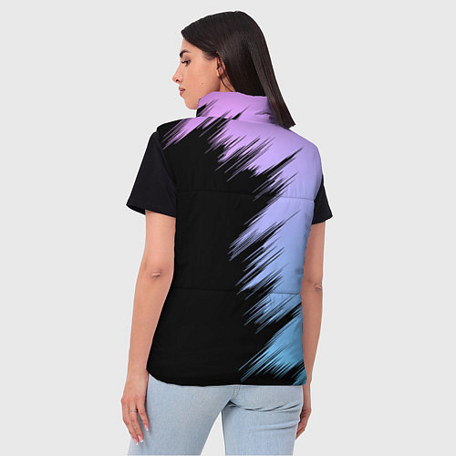 Женский жилет Хвост феи - neon / 3D-Черный – фото 4