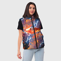 Женский жилет Fire thunder, цвет: 3D-светло-серый — фото 2