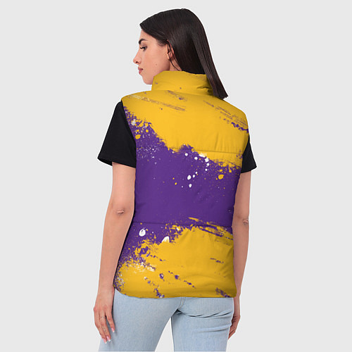 Женский жилет PORSCHE- LAKERS COLORS / 3D-Красный – фото 4