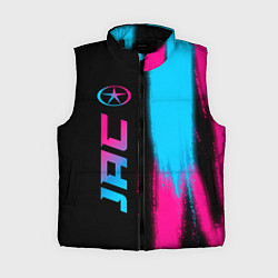 Женский жилет JAC - neon gradient: по-вертикали, цвет: 3D-черный