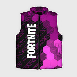 Женский жилет Fortnite pro gaming: по-вертикали, цвет: 3D-черный