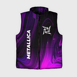 Женский жилет Metallica violet plasma, цвет: 3D-черный