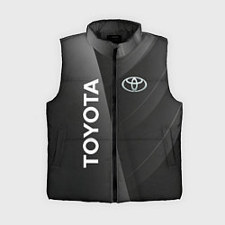 Женский жилет Toyota - серая абстракция