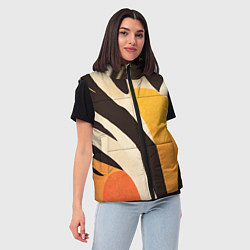 Женский жилет Сафари узоры, цвет: 3D-черный — фото 2