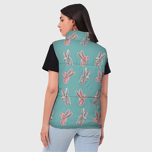 Женский жилет Кролли / 3D-Черный – фото 4