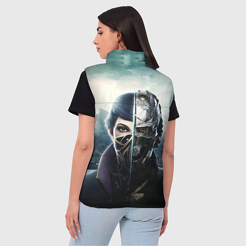 Женский жилет Dishonored - Эмили Колдуин / 3D-Красный – фото 4