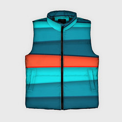 Женский жилет Геометрические непараллельные пластины