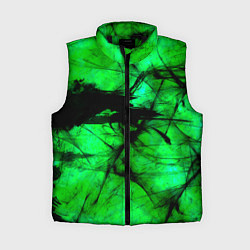 Женский жилет Зеленый фантом, цвет: 3D-черный