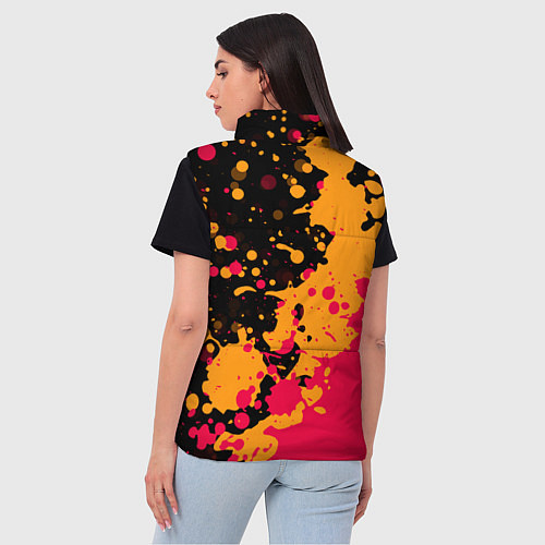 Женский жилет Roma Краска / 3D-Светло-серый – фото 4