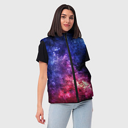 Женский жилет Космическая туманность Млечного пути, цвет: 3D-красный — фото 2