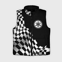 Женский жилет Yamaha racing flag, цвет: 3D-черный