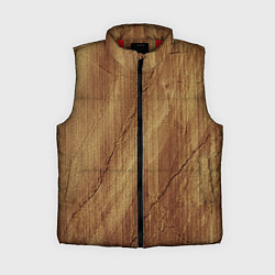 Женский жилет Деревянная текстура