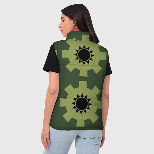 Женский жилет Зоро One Piece - Вано / 3D-Светло-серый – фото 4