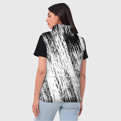 Женский жилет Мокрый асфальт / 3D-Красный – фото 4