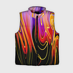 Женский жилет Абстракция сияние, цвет: 3D-красный