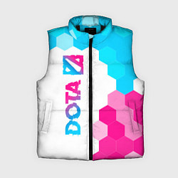 Женский жилет Dota neon gradient style: по-вертикали