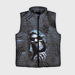 Женский жилет Скелет, цвет: 3D-черный