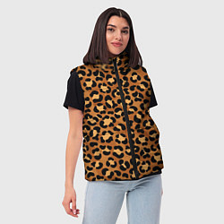 Женский жилет Леопардовый цвет, цвет: 3D-черный — фото 2