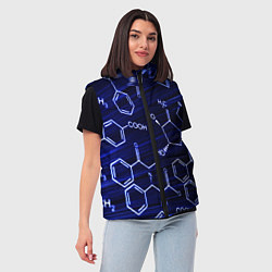 Женский жилет Графическая химия, цвет: 3D-черный — фото 2