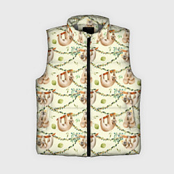 Женский жилет Ленивцы висят на лианах, цвет: 3D-светло-серый
