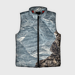 Женский жилет Море и гора, цвет: 3D-красный