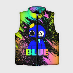 Женский жилет Rainbow Friends - Blue, цвет: 3D-светло-серый