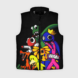 Женский жилет Персонажи из радужных друзей, цвет: 3D-светло-серый