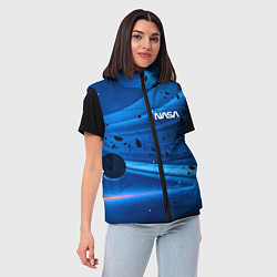 Женский жилет Космическое пространство - NASA - Planet, цвет: 3D-красный — фото 2