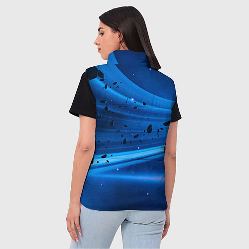 Женский жилет Космическое пространство - NASA - Planet / 3D-Красный – фото 4