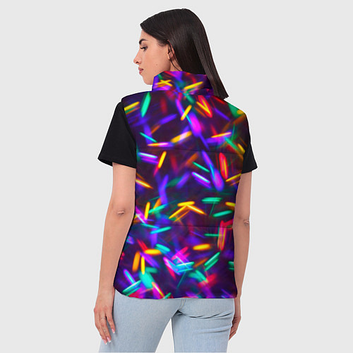 Женский жилет Цветомузыка / 3D-Светло-серый – фото 4