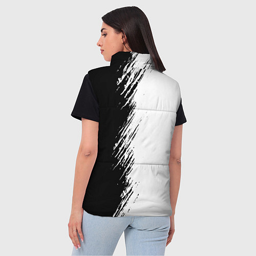 Женский жилет Кролик 2023 в рамочке: по-вертикали / 3D-Черный – фото 4