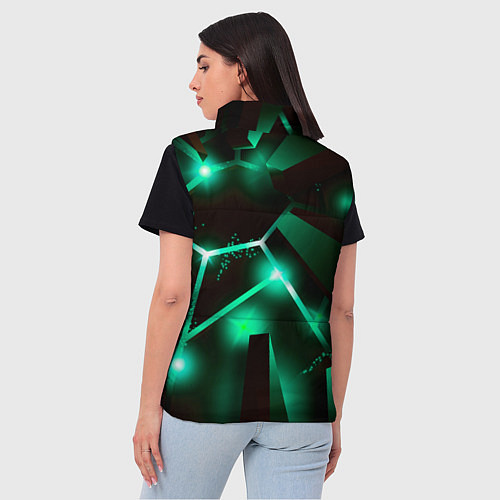 Женский жилет Poppy Playtime разлом плит / 3D-Черный – фото 4