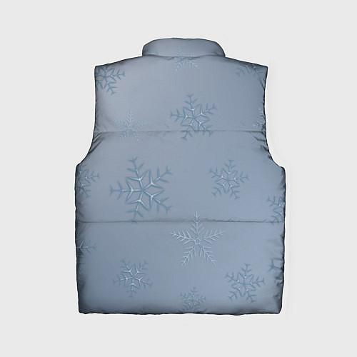 Женский жилет Серый снег / 3D-Светло-серый – фото 2
