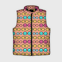 Женский жилет Поп арт очки с глазами