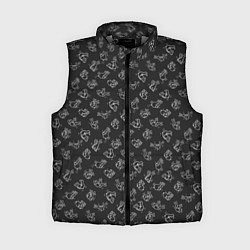 Женский жилет Пошлые кролики, цвет: 3D-светло-серый