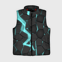 Женский жилет Голубой неон