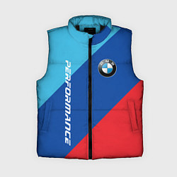 Женский жилет Bmw - m colors, цвет: 3D-черный