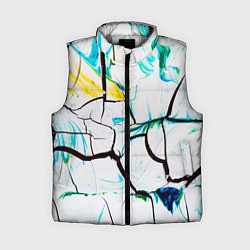 Женский жилет Абстракция лед, цвет: 3D-светло-серый