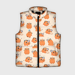 Женский жилет Человек-бензопила - Почита и хлебушек