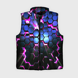Женский жилет Неоновые стильные соты