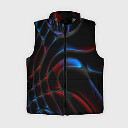 Женский жилет Neon colors drops of liquid, цвет: 3D-светло-серый