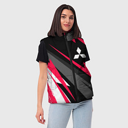 Женский жилет Mitsubishi fast lines, цвет: 3D-черный — фото 2
