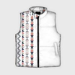 Женский жилет Боковой славянский узор, цвет: 3D-светло-серый