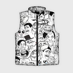 Женский жилет Сборник мемов, цвет: 3D-светло-серый
