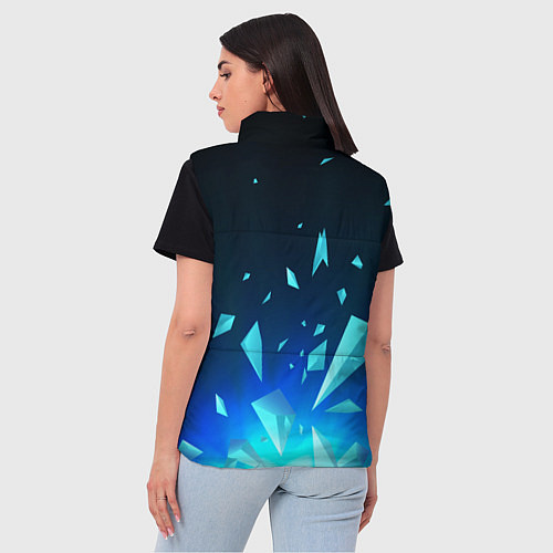 Женский жилет GTA взрыв частиц / 3D-Черный – фото 4